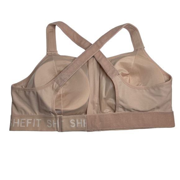 SHEFIT Ultimate Sports Bra Beige Tan High Impact Adjustable 4Luxe 4XL - Picture 3 of 8